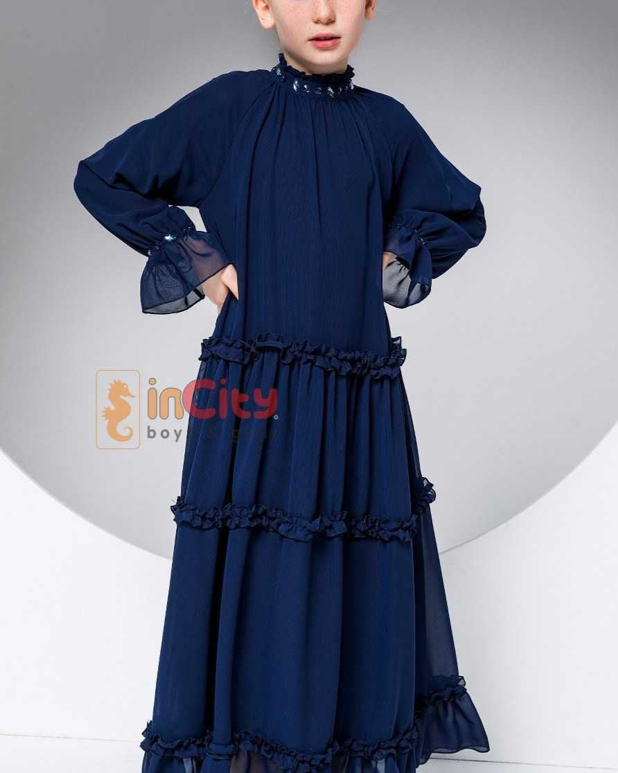 Navy Whisper Dress